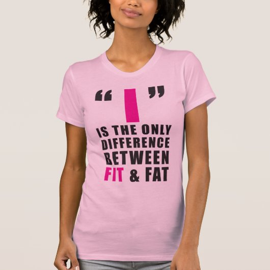 Fitness Gym Motivatie T-shirt (Voorkant)