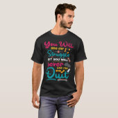 Fitness Gym Motivation Quote T-shirt (Voorkant volledig)
