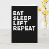 Fitness Gym Opheffen Quote Grappig cadeau Kaart (Gele Bloem)
