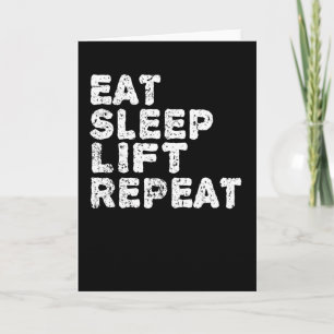 Fitness Gym Opheffen Quote Grappig cadeau Kaart