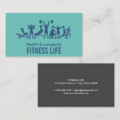 Fitness Gym | Trainen aan de slag Visitekaartje (Voorkant / Achterkant)