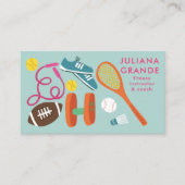 Fitness Gym Trainer Coach Sports CUSTOM Charge Visitekaartje (Voorkant)