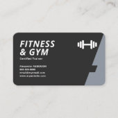 Fitness & Gym Trainer Visitekaartje (Voorkant)
