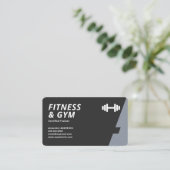 Fitness & Gym Trainer Visitekaartje (Staand voorkant)