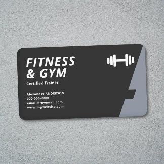 Fitness & Gym Trainer Visitekaartje