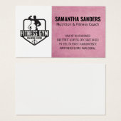 Fitness Gym Trainingscentrum | Persoonlijke Traine Visitekaartje (Voorkant /achterkant)