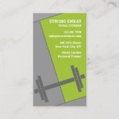 Fitness Gym Visitekaartje (Voorkant)