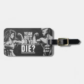 Fitness Gym Workout Bodybuilding Motivatie Bagagelabel (Voorkant horizontaal)