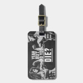 Fitness Gym Workout Bodybuilding Motivatie Bagagelabel (Voorkant verticaal)