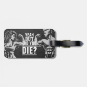 Fitness Gym Workout Bodybuilding Motivatie Bagagelabel (Achterkant horizontaal)