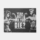 Fitness Gym Workout Bodybuilding Motivatie Deurmat (Voorkant)