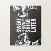 Fitness Gym Workout Bodybuilding Motivatie Legpuzzel (Verticaal)