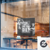 Fitness Gym Workout Bodybuilding Motivatie Raamsticker (Cafe Raam)