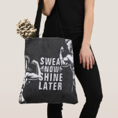 Fitness Gym Workout Bodybuilding Motivatie Tote Bag (Dichtbij)
