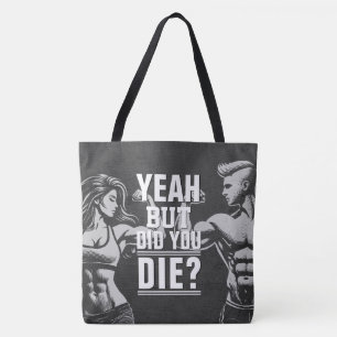 Fitness Gym Workout Bodybuilding Motivatie Tote Bag