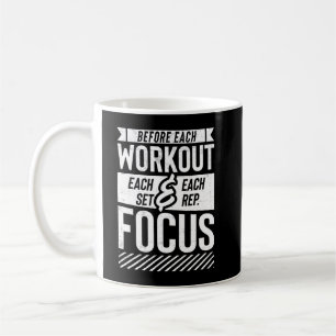 Fitness Gym Workout Motivatie Gezegde Koffiemok