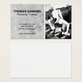 Fitness Gym | Workout | Persoonlijke Trainer Visitekaartje (Voorkant /achterkant)