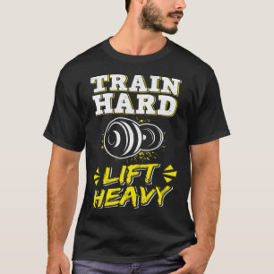 Fitness Gym Workout Spier Gewicht Opheffen T-shirt