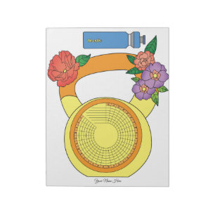 Fitness Habit Tracker Custom Notitieblok