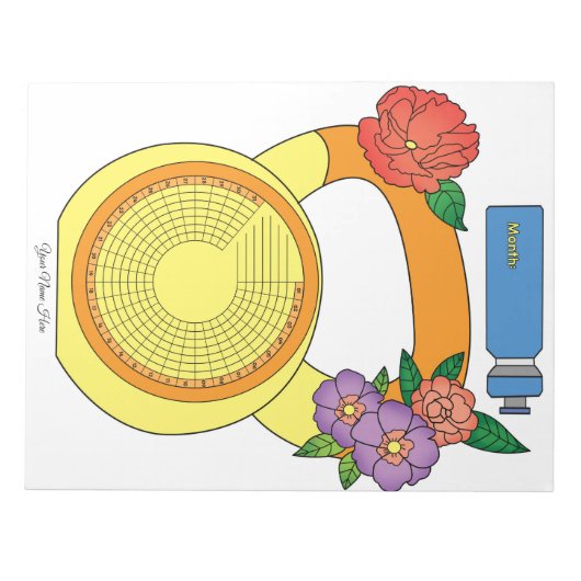 Fitness Habit Tracker Custom Notitieblok (Voorkant)