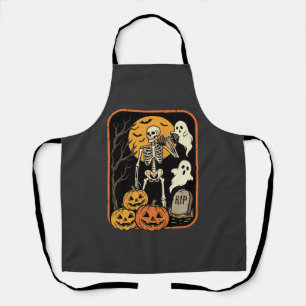 Fitness Halloween Skelet Geest Pompoen Workout D Schort