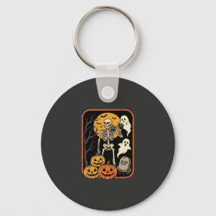 Fitness Halloween Skelet Geest Pompoen Workout D Sleutelhanger