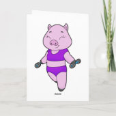Fitness-halter voor varkens kaart (Achterkant)