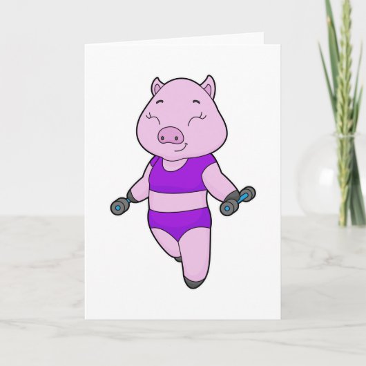 Fitness-halter voor varkens kaart (Voorkant)