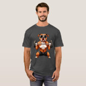Fitness hond T-shirt (Voorkant volledig)