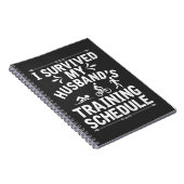 Fitness Husband Triathlon Training Schedule Notitieboek (Rechterzijde)