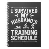 Fitness Husband Triathlon Training Schedule Notitieboek (Voorkant)