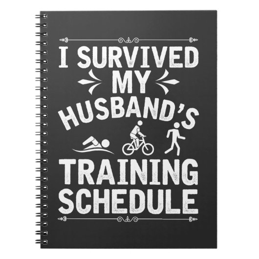 Fitness Husband Triathlon Training Schedule Notitieboek (Voorkant)