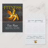 FITNESS III - Business-, Schedule Kaart Afsprakenkaartje (Voorkant / Achterkant)