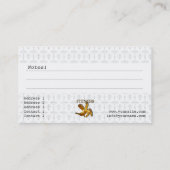 FITNESS III - Visitekaartje (Achterkant)