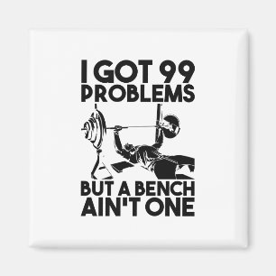 Fitness - ik heb 99 problemen, maar een bank niet  magneet