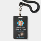 Fitness instructeur coach badge (Voorzijde met lanyard)