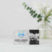 fitness-instructeur | Gewichten | sportschool | Du Visitekaartje (Staand voorkant)