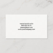 fitness-instructeur | Gewichten | sportschool | Du Visitekaartje (Achterkant)