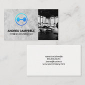 fitness-instructeur | Gewichten | sportschool | Du Visitekaartje (Voorkant / Achterkant)