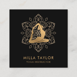 Fitness Instructeur Yoga Instructeur, Yoga pose, G Vierkante Visitekaartje