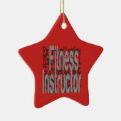 Fitness Instructor Extraordinaire Keramisch Ornament (Rechts)
