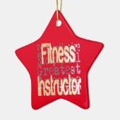Fitness Instructor Extraordinaire Keramisch Ornament (Links)