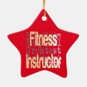 Fitness Instructor Extraordinaire Keramisch Ornament (Achterkant)