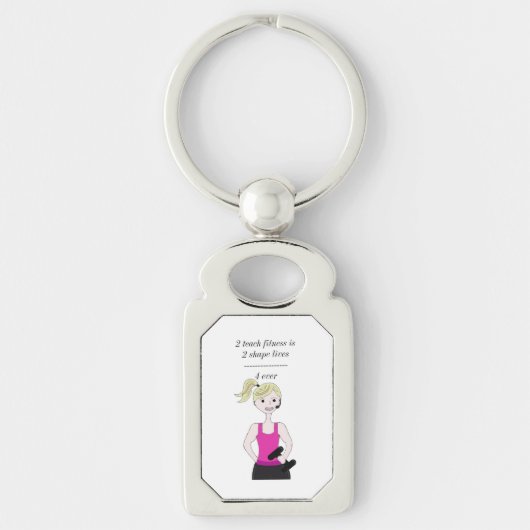 Fitness Instructor Sleutelhanger (Voorkant)