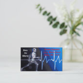 Fitness Instructor Visitekaartje (Staand voorkant)