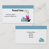Fitness Instructor Visitekaartje (Voorkant / Achterkant)