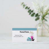 Fitness Instructor Visitekaartje (Staand voorkant)