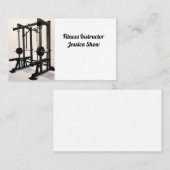 Fitness Instructor Visitekaartje (Voorkant / Achterkant)