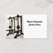 Fitness Instructor Visitekaartje (Voorkant)