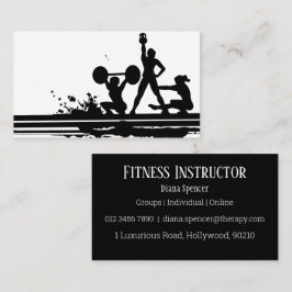 Fitness Instructor Visitekaartje